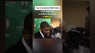 Top 3 Saddest NBA Edits  #nba #basketball