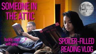 *spoiler-filled* reading vlog for Someone in the Attic by Andrea Mara | FULL MOON BOOK CLUB OCT 2024