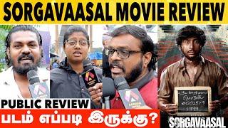 Sorgavaasal Movie Public Review | Tamil Movie Review | Rj Balaji | Selva Ragavan | Aadhan Cinema