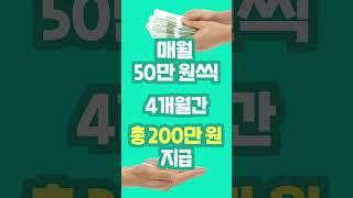 최대 200만원! 청년구직활동수당  #shorts
