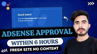 (Magic by Google) Adsense Approval in 6 Hours On Fresh Site Without Unique Content