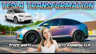 Tesla Model X Transformation ≫ HOLOGRAPHIC WRAP