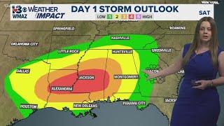 Showers and storms begin tonight (Local Weather Update 12/28/24)