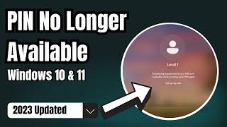 FIXED 'Your PIN is No Longer Available' on Windows 11/10 (2024)