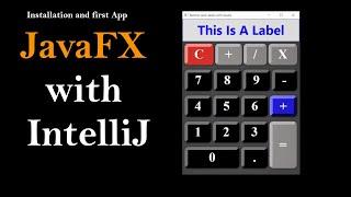 How to install JavaFx  with intelliJ and create your first app with JavaFX. #intellij #javafx #jfx