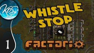 Whistle Stop Factorio Ep 1: TRAIN WORLD MOD! - Mod Spotlight, Let's Play, Gameplay