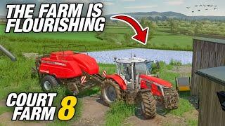 THE FARM IS FLOURISHING! | Court Farm | Farming Simulator 22 - Ep8