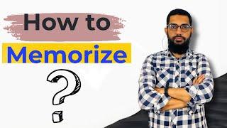 How to memorize things?IICSSIIpms