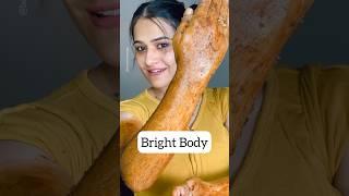 Parlor like Body Polishing at home| Fair Body Pack #shorts #skincare #skinwhitening