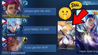 LESLEY "NO SKIN" PRANK IN HIGH RANK!! - LESLEY NEW ASPIRANTS SKIN "DEADEYE SPECTRE" RANK GAMEPLAY!!