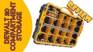 DEWALT 20 COMPARTMENT STORAGE CONTAINER - Organize Anything & Everything