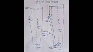 straight pant cutting