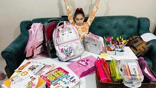 OKULA DÖNÜŞ ÇANTASI HAZIRLIYORUZ !! Back to school bag !! @DilaKent @PrensesLinaTv