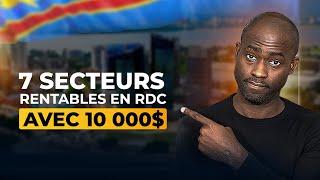 7 Secteurs rentables en RDC en 2024 avec moins de 10 000$