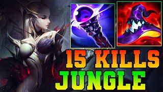 15 Kills Evelynn Jungle Guide Build Combo Gameplay LOL S14 !Top Rank 1 Evelynn Runes 14.20 Season 14