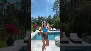 Pool day ️ #UV #fyp #viral #tiktok #ootd #grwm #preppy #momandaughter #mom #daughter #teen