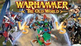 3 Way Battle Report! Ogre Kingdoms vs Vampire Counts vs Orcs & Goblins | Warhammer: The Old World