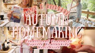 Cozy & Blissful Autumn Homemaking|Traditional Housewife DITL (Fall Inspired Homemaking Motivation)