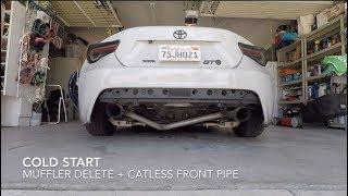 Scion FRS: Muffler Delete + Catless FrontPipe!