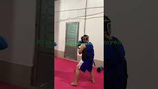@Buổi đối kháng đầu tiên sau 3 tháng luyện tập của các võ sĩ tương lai.