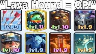 When Clash Royale Noobs Use Lava Hound….