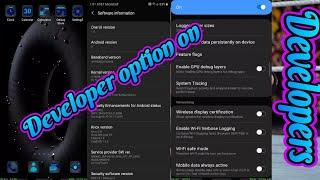 How to enable developer options in Samsung note 10 plus