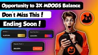 Money Dogs Airdrop Bonus Launchpool Update: 3X your Balance With This Now!