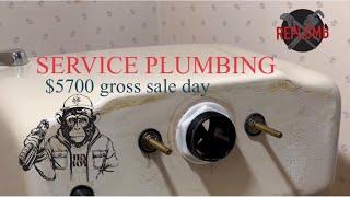 day in the life of a service plumber!