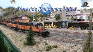 Watching the Trains on the Evergreen Railroad Modelers by Trackside Model Railroading.