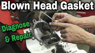 How To Diagnose & Repair Blown Head Gasket on Overhead Valve Engine (OHV)