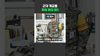 군대 계급별 파워 랭킹 탑5