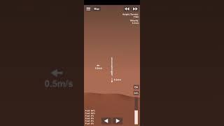 Landing Blue origin rocket on Mars # spaceflightsimulator
