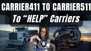 FREIGHTGUARD: Carrier411 to Carrier511 To "HELP" Carriers?