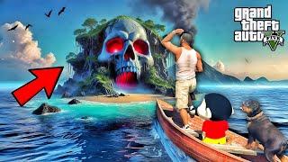 GTA 5: Shinchan, Chop & Franklin Terrifying Mystery on Horror Island (part 1)