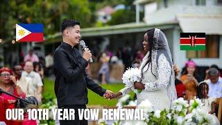 Our Full Wedding Vow Renewal Ceremony Philippines|My Arranged Marriage 10 years later Africa & Asia