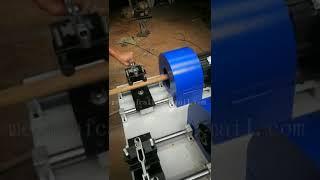 Automatic machine for Broom Handle production round top end