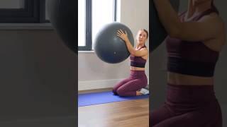 How to work your chest muscles with an exercise ball