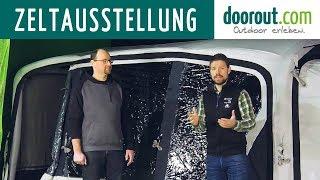 Luftvorzelte auf der Doorout Zeltausstellung