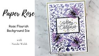 Paper Rose Studio | Rose Flourish Background