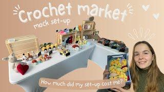 Crochet market mock set-up & display items for my first market + prices |Market 2024 |Project Ideas