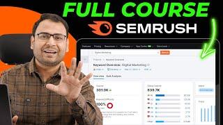 Learn Full Semrush Course in 1.5 Hours | Semrush Tutorials in Hindi | Umar Tazkeer