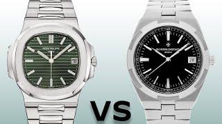 Vacheron Constantin Overseas (4500V/110A-B483) vs. Patek Philippe Nautilus (5711/1A-014)