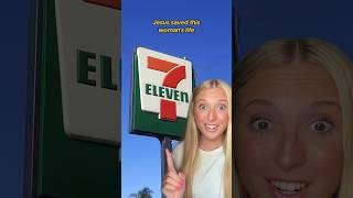 Woman SAVED at a 7/11⁉️ #God #Jesus #prayer #supernatural #miracle #shorts