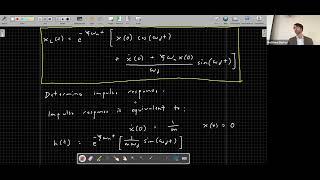 CE 397: Control Theory (2023), Lecture 05: Dynamic response analysis by Laplace transform