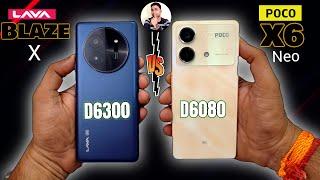 LAVA Blaze X Vs POCO X6 Speed Test | Dimensity 6300 Vs Dimensity 6080 | Best Mobile Under 15k