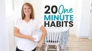 20 1-Minute Habits to Keep Your Home Clutterfree