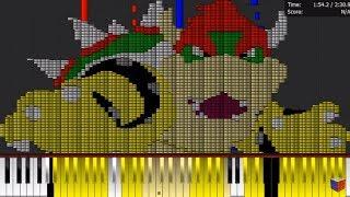Dark MIDI - SUPER MARIO BROS BOWSER (CASTLE) THEME
