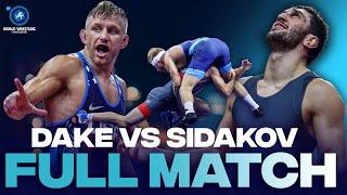 #TBT: Zaurbek SIDAKOV (AIN) & Kyle DAKE (USA) clash for 74kg gold at the '23 World C'ships