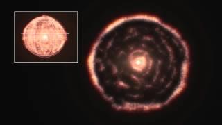 ALMA 3D slicing of the red giant star R Sculptoris