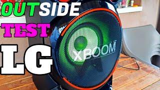 LG XBOOM RN7 OUTSIDE TEST Stunning BASS and LOUDNESS